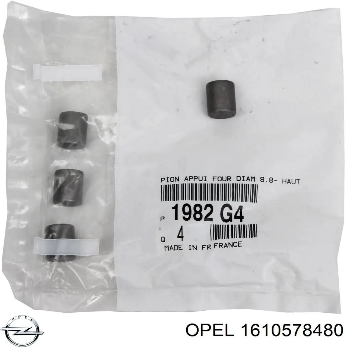 1610578480 Peugeot/Citroen Injetor de injeção de combustível