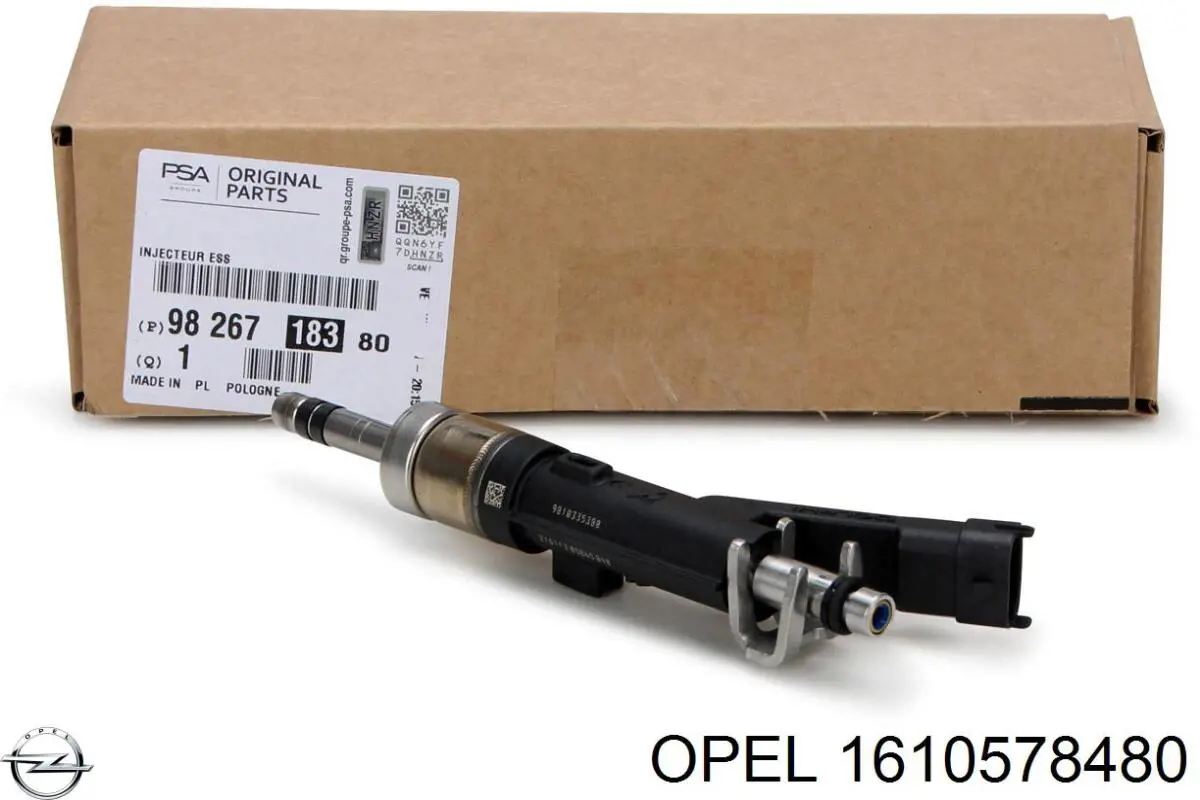 Injetor de injeção de combustível 1610578480 Peugeot/Citroen