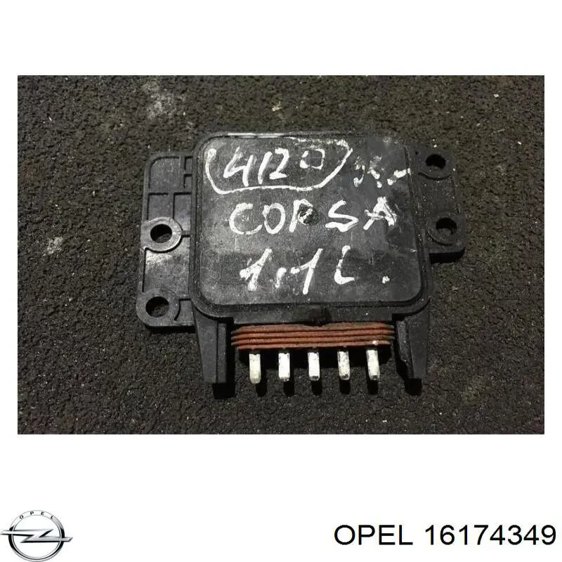 16174349 Opel Módulo de ignição (comutador)