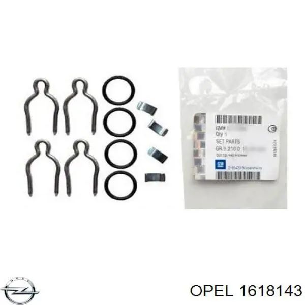 Compre 1618143 Opel Vedante anular de tubo do radiador de forno