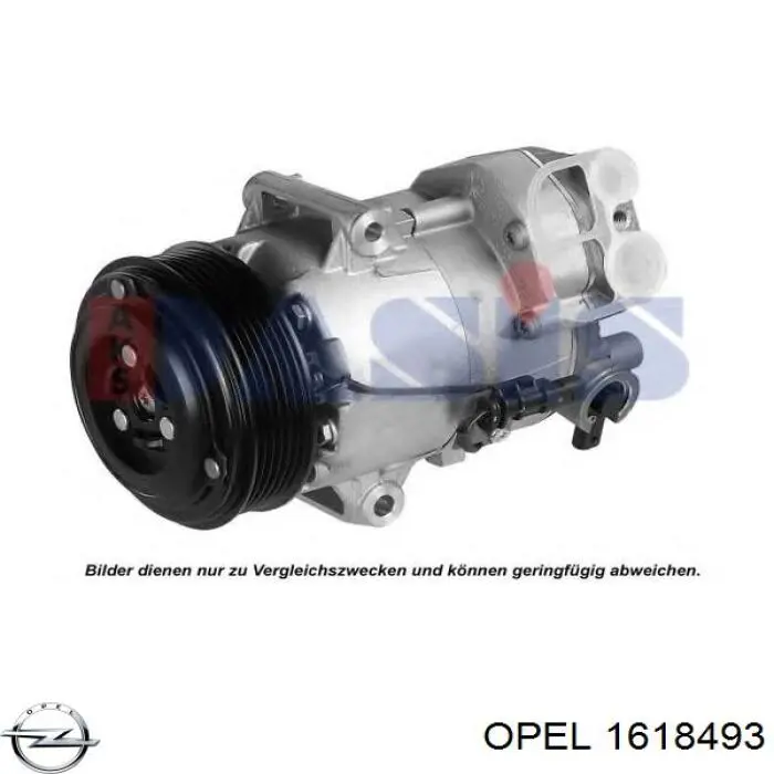 1618493 Opel Compressor de aparelho de ar condicionado