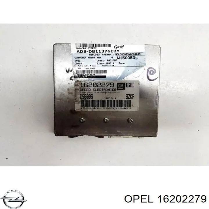 Módulo de direção (Centralina eletrônica) de motor 16202279 General Motors