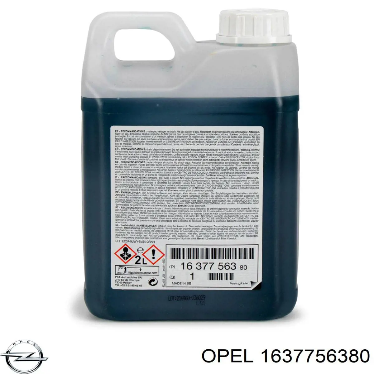 Fluido de esfriamento Opel 1637756380