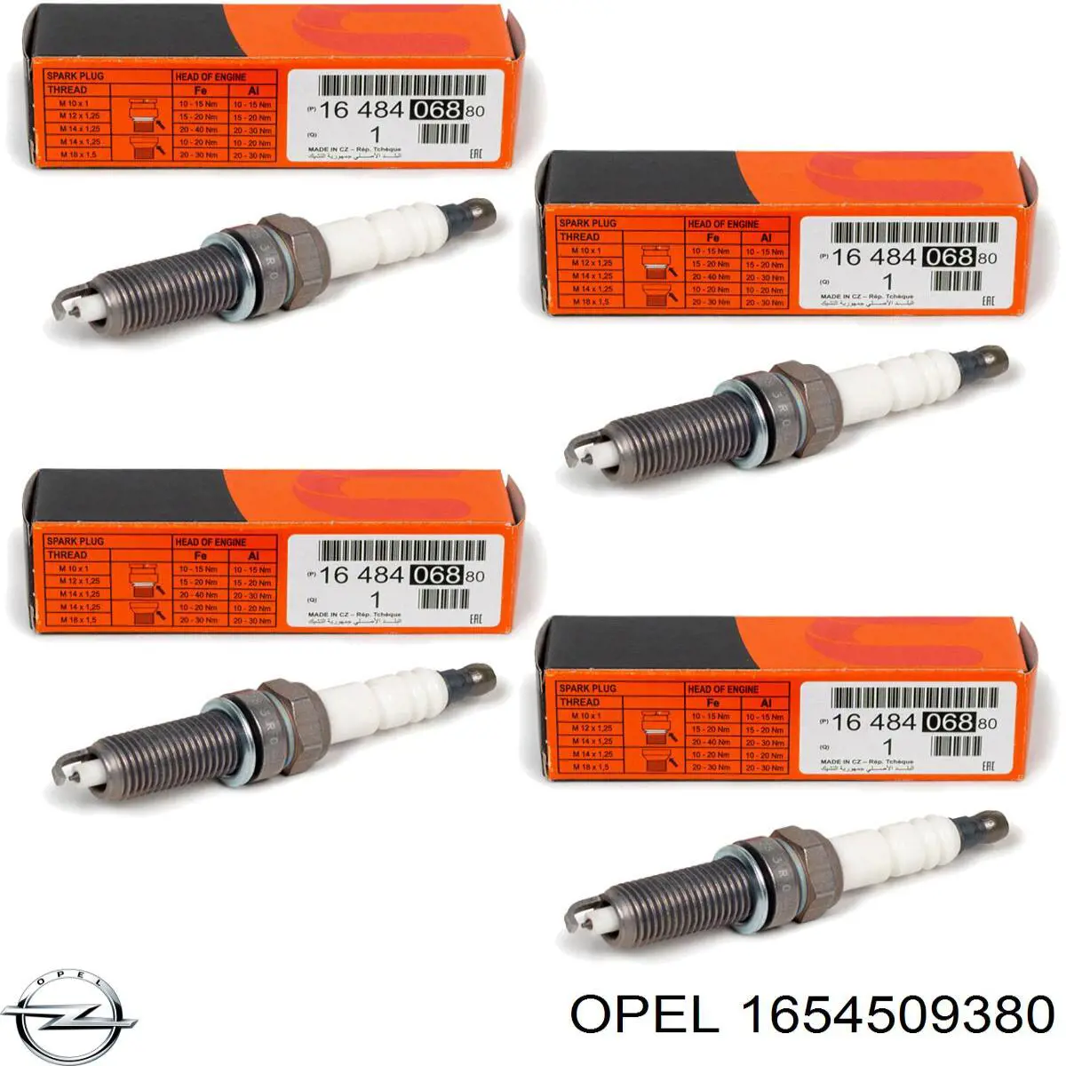 Vela de ignição Opel 1654509380 preço, a partir de 19,29 USD