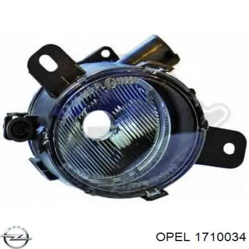 Lanterna de nevoeiro traseira esquerda Opel 1710034 preço, a partir de 62,99 USD