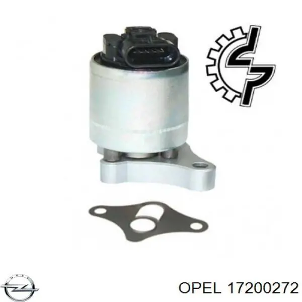 17200272 Opel Válvula EGR de recirculação dos gases