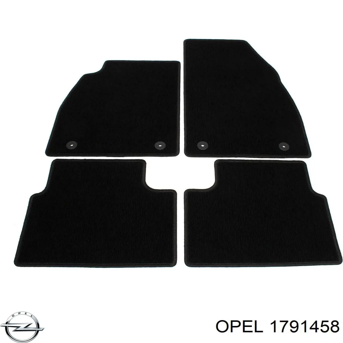 Tapetes dianteiros + traseiros, kit Opel 1791458 preço, a partir de 56,37 USD
