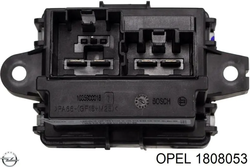 1808053 Opel Resistor (resistência) de ventilador de forno (de aquecedor de salão)