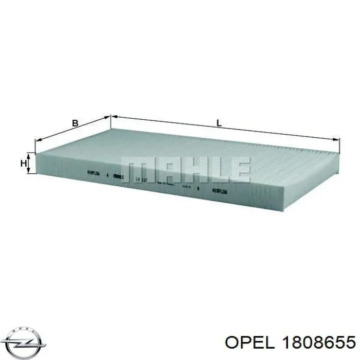 Caixa de filtro de ar Opel 1808655 preço, a partir de 75,93 USD