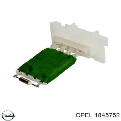 Compre 1845752 Opel Resistor (resistência) de ventilador de forno (de aquecedor de salão)