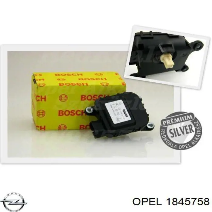 Motor de comporta de recirculação de ar Opel 1845758 preço, a partir de 49,37 USD