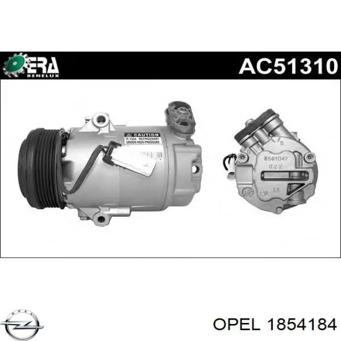 Compressor de aparelho de ar condicionado Opel 1854184 preço, a partir de 78,45 USD
