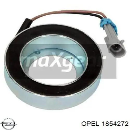 Compre 1854272 Opel Acoplamento (bobina magnética) do compressor de aparelho de ar condicionado