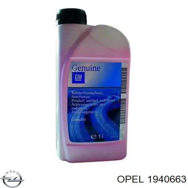 Fluido de esfriamento Opel 1940663 preço, a partir de 8,44 USD