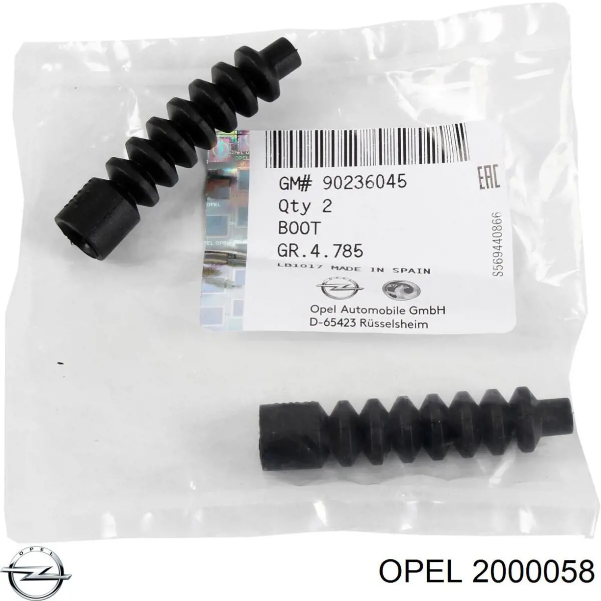  Opel 2000058 preço, a partir de 4,21 USD