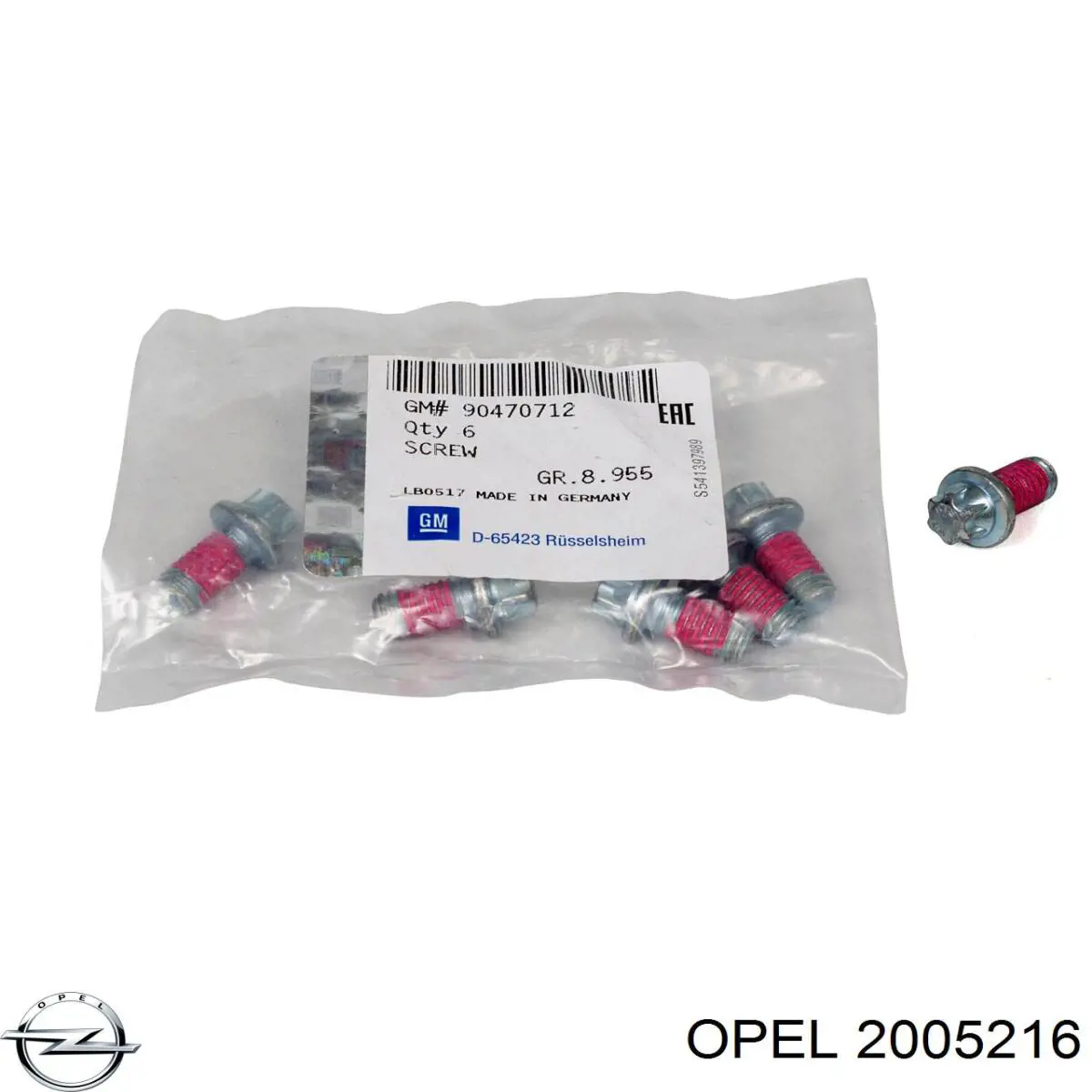 2005216 Opel Parafuso de fixação da cesta de embraiagem