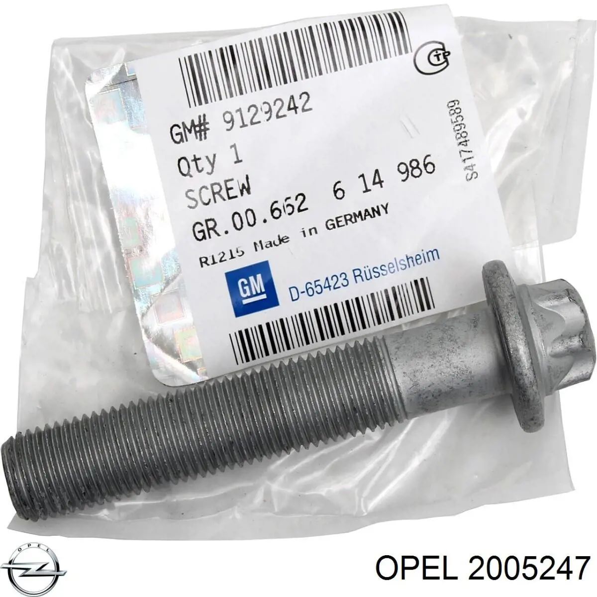 Parafuso da engrenagem da árvore distribuidora Opel 2005247 preço, a partir de 3,47 USD