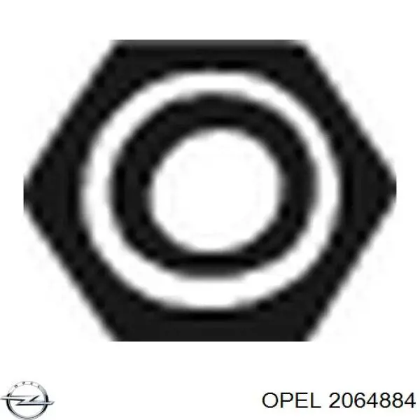 Compre 2064884 Opel Porca de fixação de tubo de admissão do silenciador (de calças)