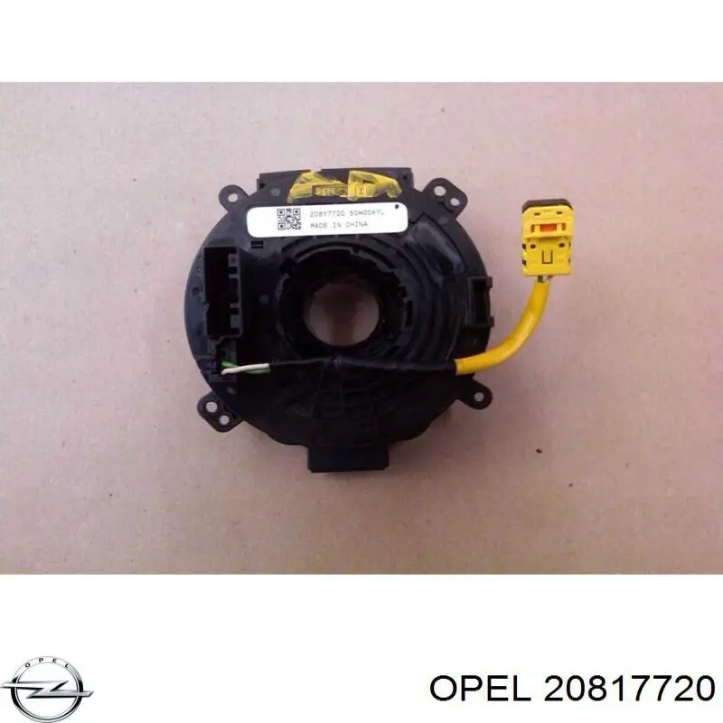 20817720 Opel Anel AIRBAG de contato, cabo plano do volante