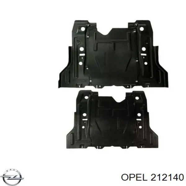 Proteção de motor, de panela (da seção de motor) Opel 212140 preço, a partir de 86,97 USD