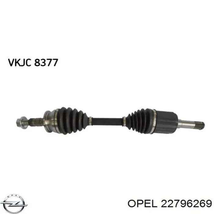 Compre 22796269 Opel Semieixo (acionador) dianteiro direito