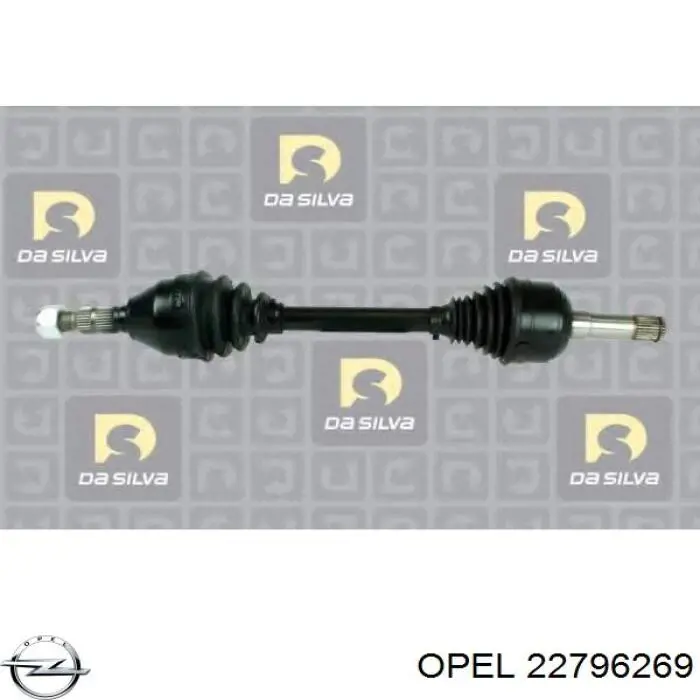 Semieixo (acionador) dianteiro direito Opel 22796269 preço, a partir de 95,34 USD