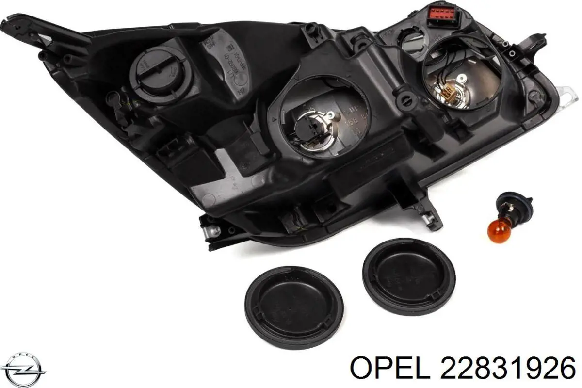 Luz esquerda Opel 22831926 preço, a partir de 148,38 USD