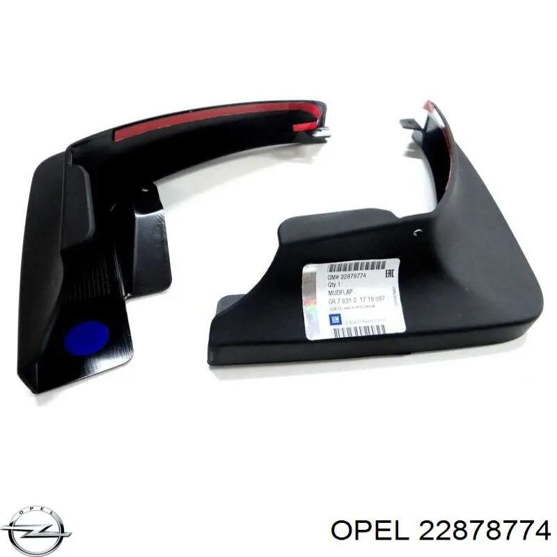 Protetores de lama traseiros, kit Opel 22878774 preço, a partir de 51,30 USD