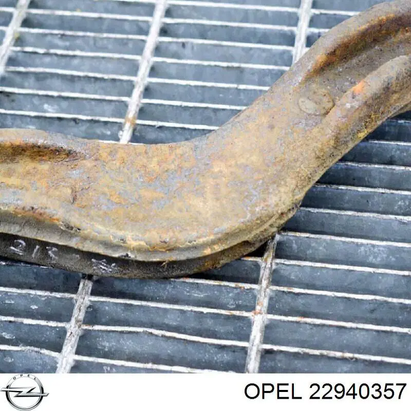 Compre 22940357 Opel Braço oscilante superior esquerdo de suspensão traseira