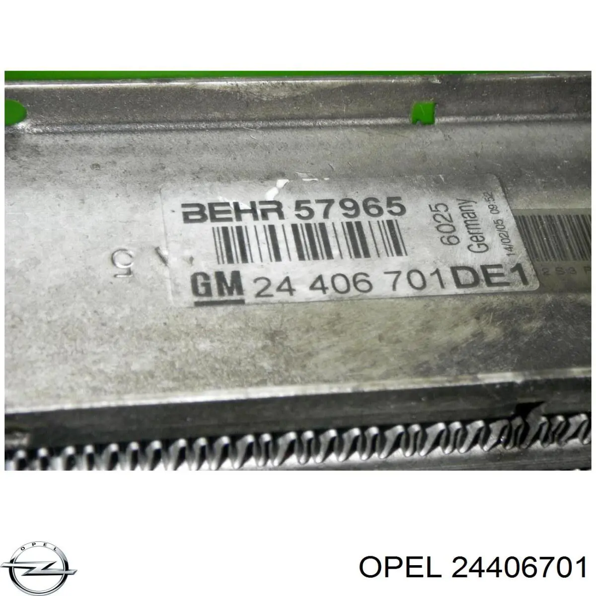 Radiador de intercooler Opel 24406701 preço, a partir de 59,59 USD