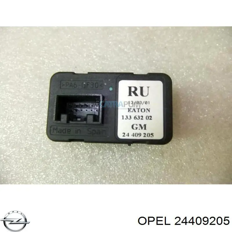 Compre 24409205 Opel Unidade de botões dianteira esquerda de controlo de elevador de vidro