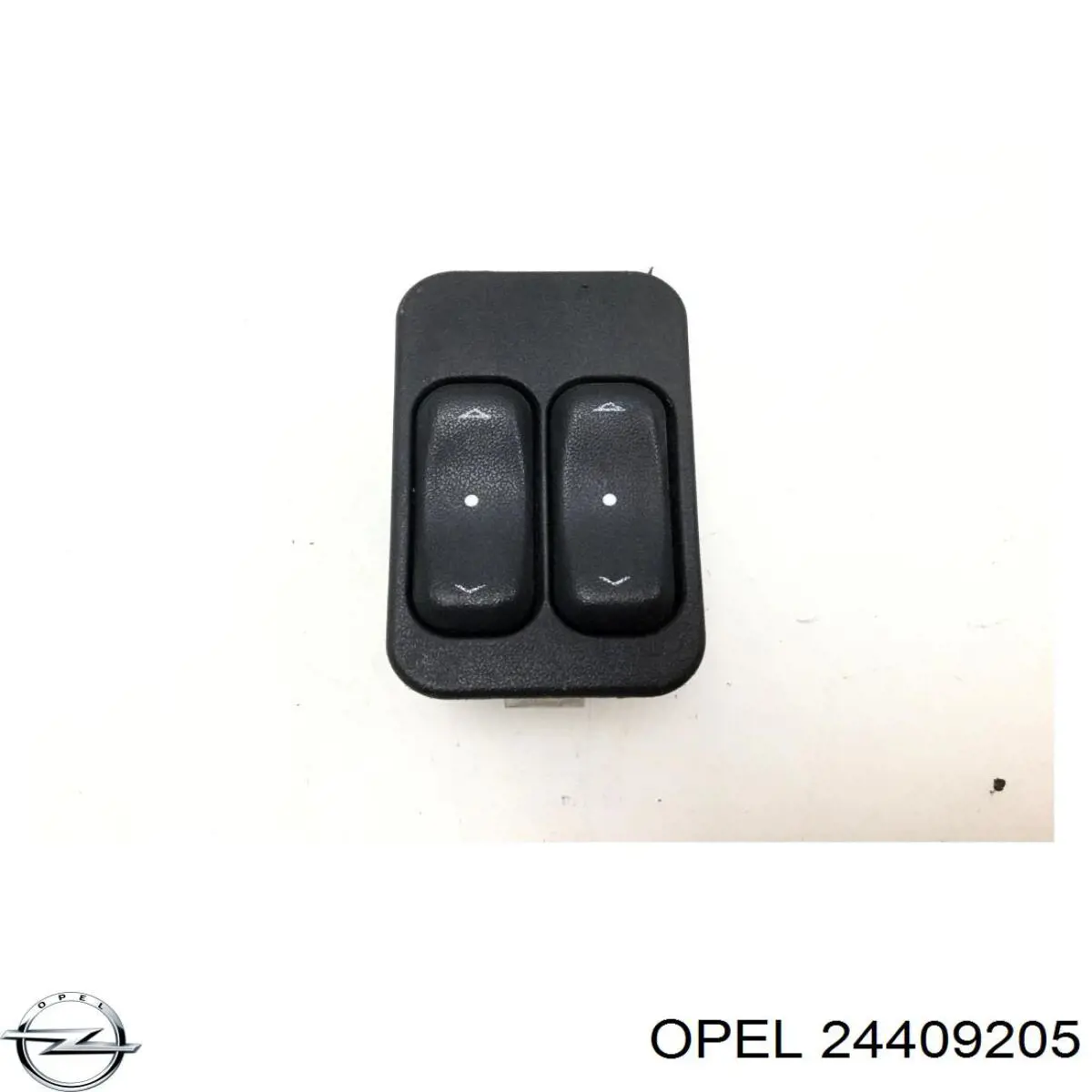 Unidade de botões dianteira esquerda de controlo de elevador de vidro 24409205 Opel