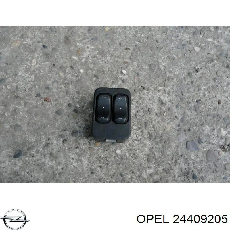 24409205 Opel Unidade de botões dianteira esquerda de controlo de elevador de vidro