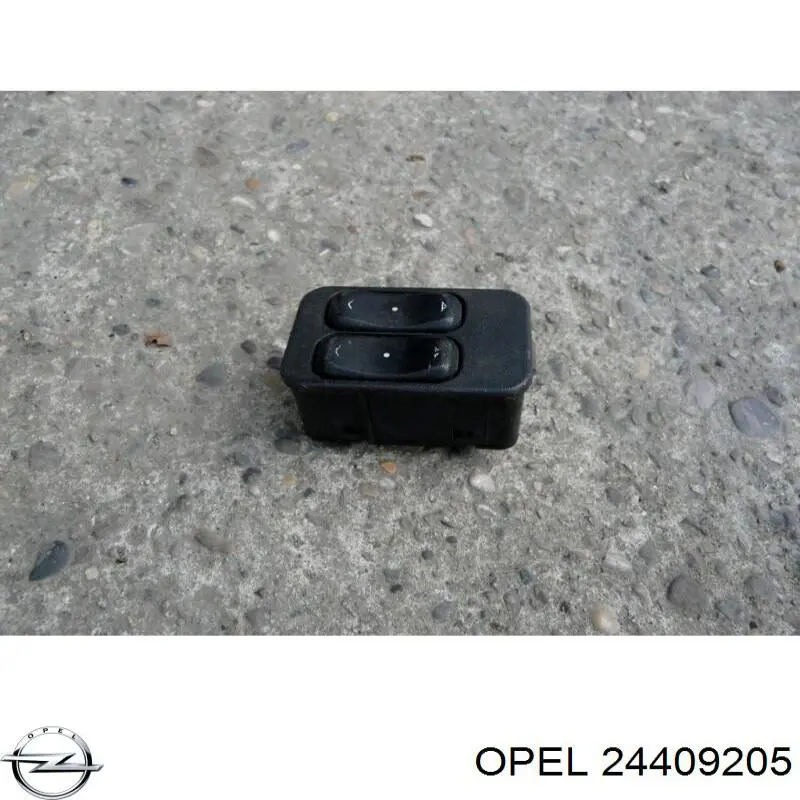 24409205 Opel Unidade de botões dianteira esquerda de controlo de elevador de vidro