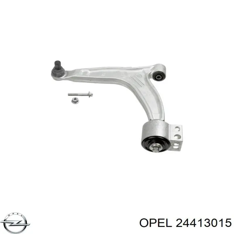 Compre 24413015 Opel Braço oscilante inferior esquerdo de suspensão dianteira