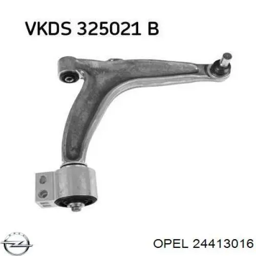 Braço oscilante inferior direito de suspensão dianteira Opel 24413016 preço, a partir de 73,21 USD