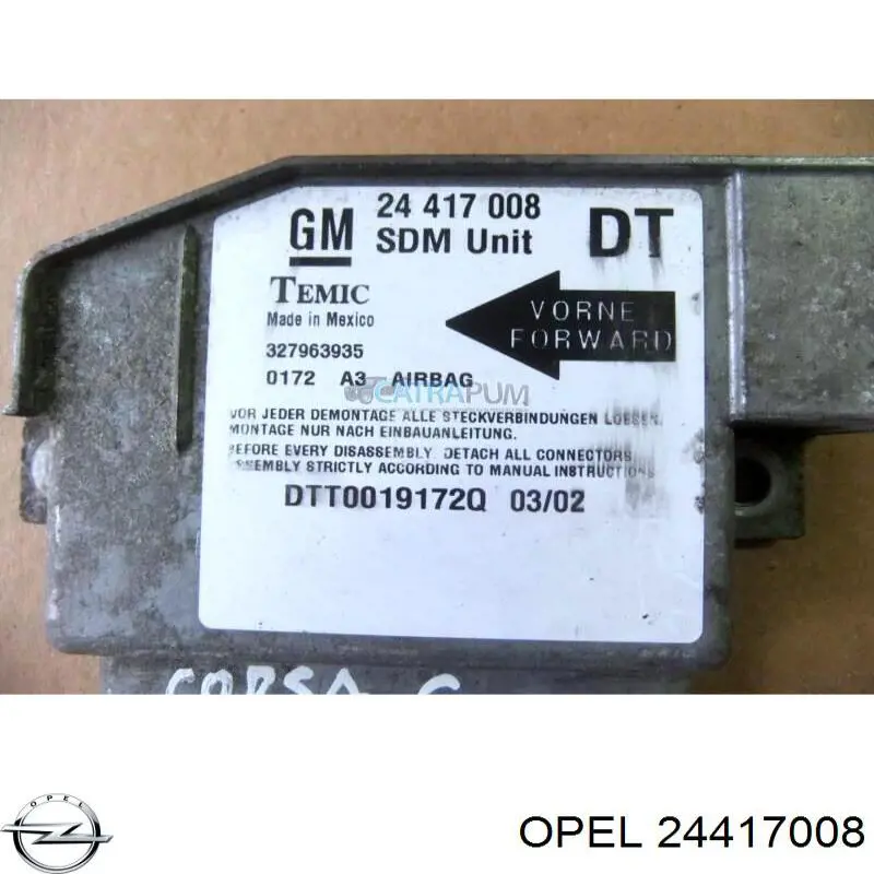  Opel 24417008 preço, a partir de 69,93 USD