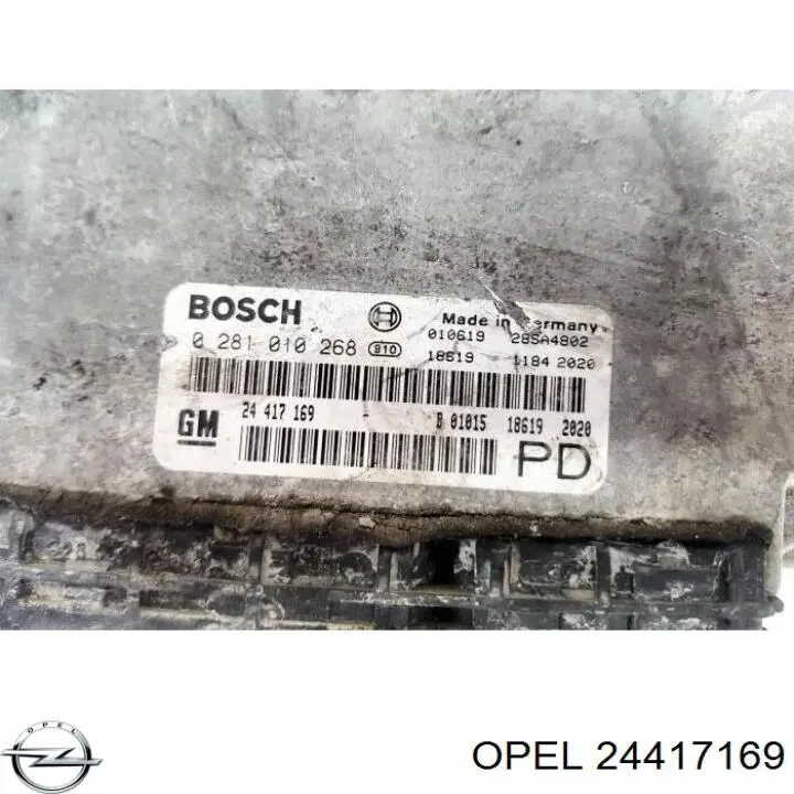 Módulo de direção (Centralina eletrônica) de motor 24417169 General Motors