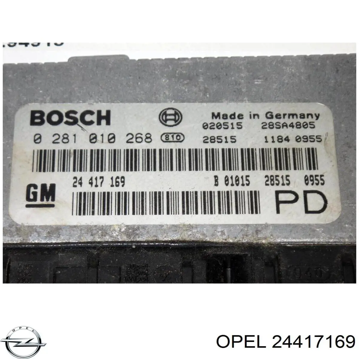 Módulo de direção (Centralina eletrônica) de motor 24417169 General Motors