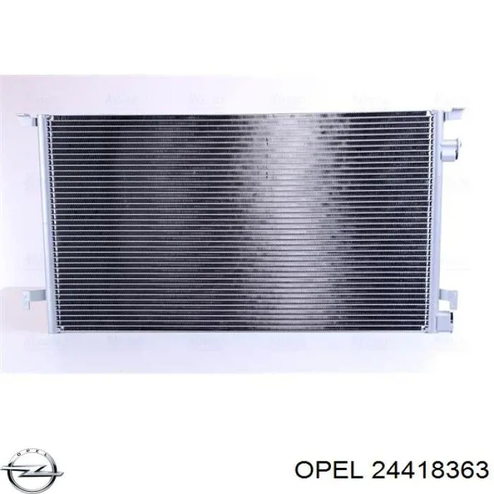Compre 24418363 Opel Radiador de aparelho de ar condicionado