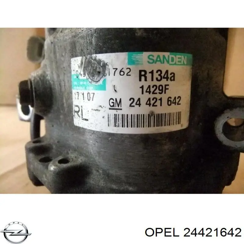 24421642 Opel Compressor de aparelho de ar condicionado