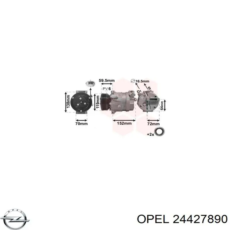 Compressor de aparelho de ar condicionado Opel 24427890 preço, a partir de 59,91 USD