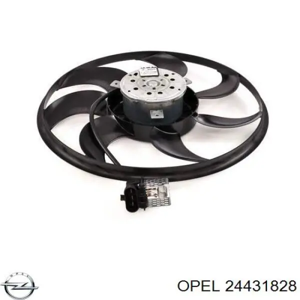 Difusor do radiador de esfriamento, montado com motor e roda de aletas Opel 24431828 preço, a partir de 47,75 USD