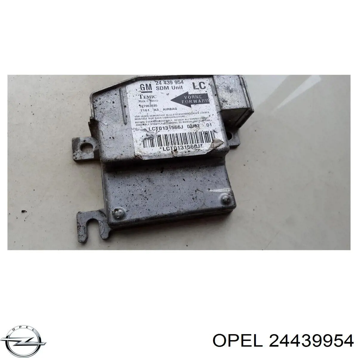 Módulo processador de controlo da bolsa de ar (Centralina eletrônica AIRBAG) General Motors 24439954 preço, a partir de 46,03 USD