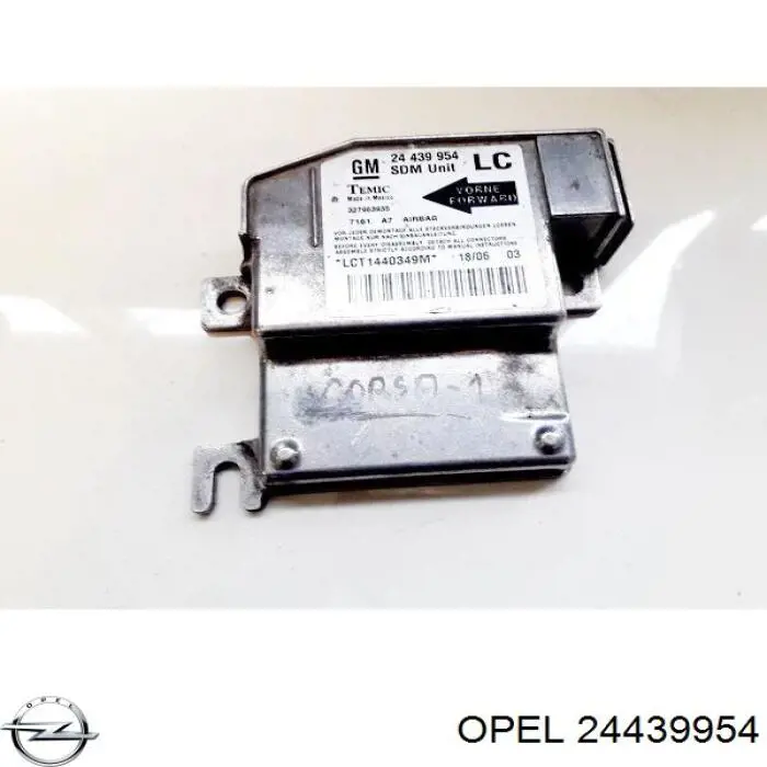 Módulo processador de controlo da bolsa de ar (Centralina eletrônica AIRBAG) 24439954 General Motors