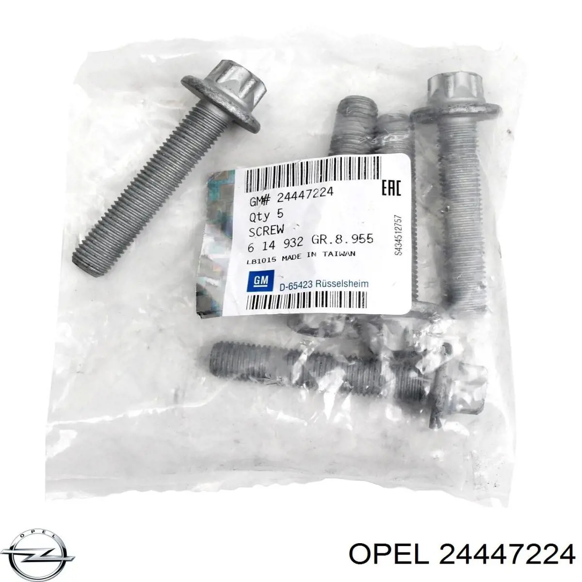 Compre 0614932 Opel Parafuso da polia de cambota