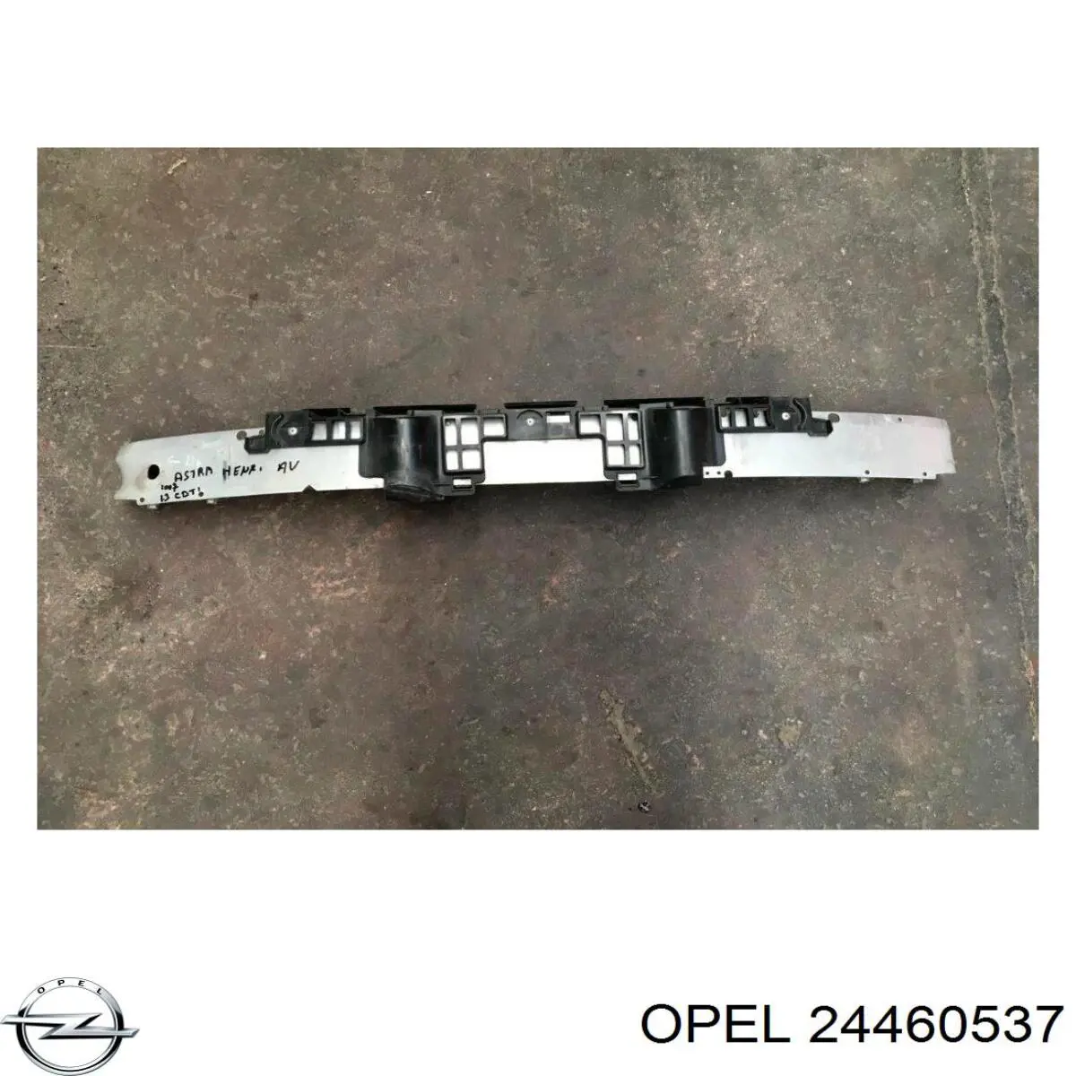 24460537 Opel Reforçador do pára-choque dianteiro