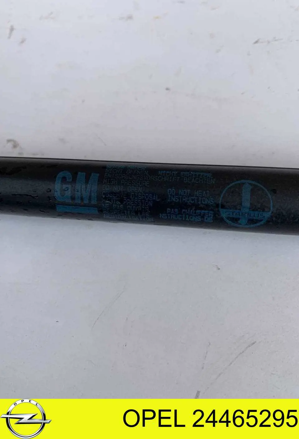24465295 Opel Amortecedor da capota