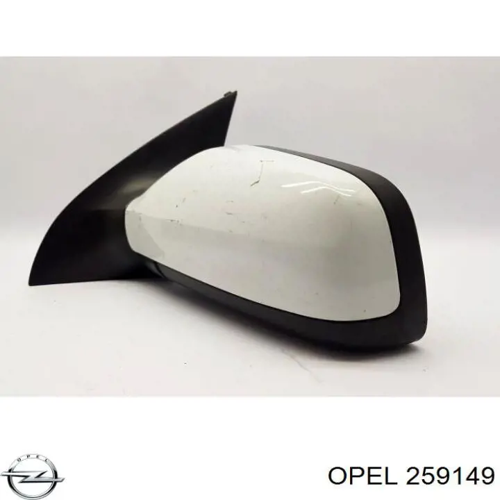 Espelho de retrovisão esquerdo 259149 Opel