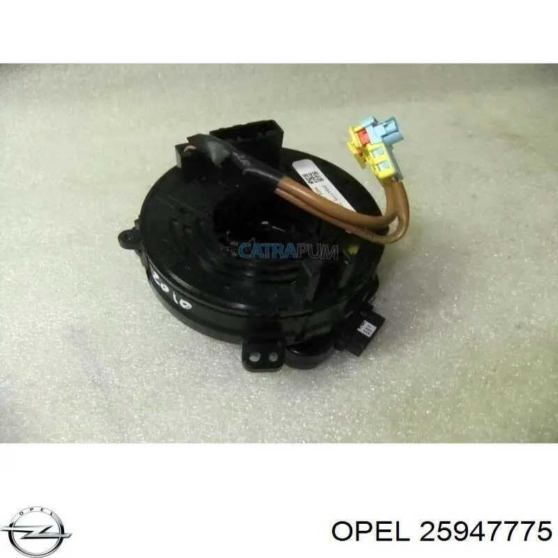 25947775 Opel Anel AIRBAG de contato, cabo plano do volante